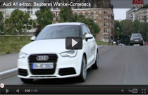 Video: Vorstellung des Elektroautos Audi A1 e-tron