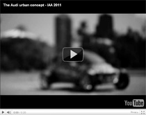 Teaser zum neuen Audi urban concept (Anzeige)