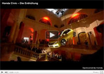 Neuer Honda Civic: Spektakuläre Enthüllung auf der IAA 2011 (Anzeige)
