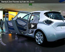 Video: Elektroauto Renault Zoe Preview auf der IAA 2011