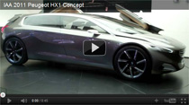 Peugeot HX1: Video vom Konzeptfahrzeug auf der IAA 2011