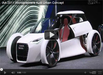 Video: Weltpremiere des Audi Urban Concept auf der IAA 2011