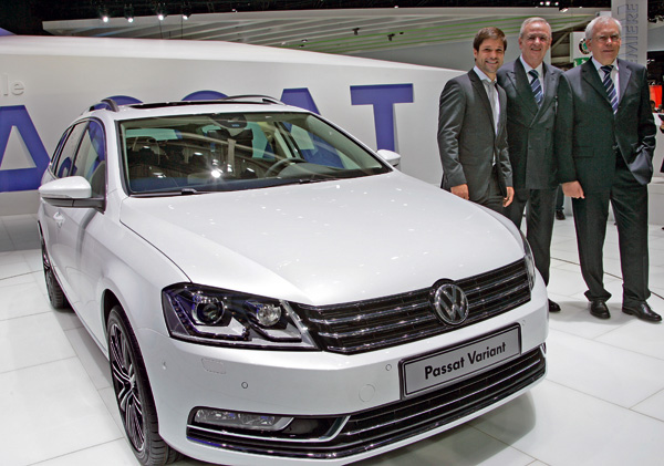 Neuer VW Passat Variant auf dem Pariser Autosalon 2010