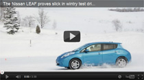 Elektroautos sind wintertauglich wie der Nissan Leaf beweist