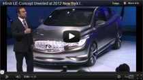 Infiniti LE Concept: Premiere auf der New York Auto Show 2012