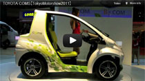 Mini-Elektrofahrzeug auf Basis des Toyota COMS für Japan