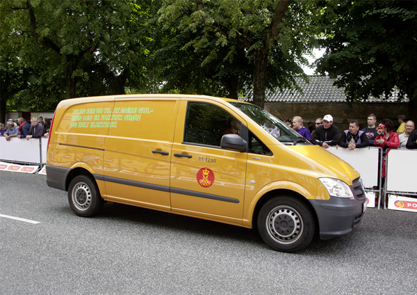 50 Mercedes-Benz Vito E-CELL Kastenwagen werden in den kommenden Monaten an die Dänische Post ausgeliefert.