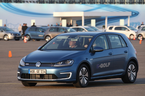 Testfahrt im VW e-Golf