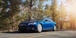 Tesla Model S in Ocean Blue