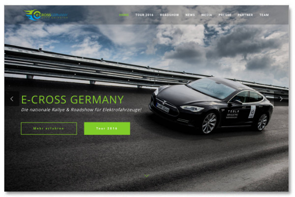 e-cross GERMANY Webseite