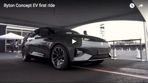 Byton Concept: Erste Ausfahrt im neuen Elektroauto