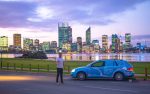 Blue Bandit Elektroauto erreicht Perth
