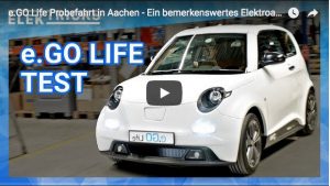 Infos zum E-Auto e.GO Life inklusive Probefahrt in Aachen
