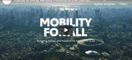 Das Mobilitätskonzept von Toyota für Olympia in Tokio 2020