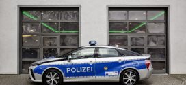 Zwei Toyota Mirai Brennstoffzellenautos für die Berliner Polizei