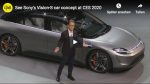 Video: Sony Vision-S Elektroauto auf der CES 2020