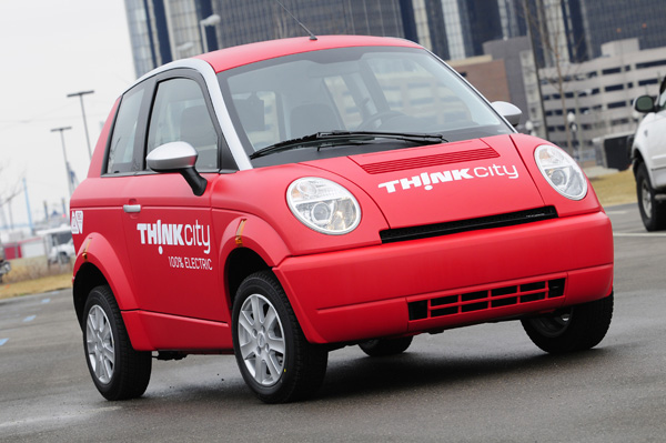 Think beginnt mit dem Verkauf von Elektroautos in New York in 2010