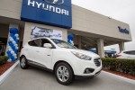 Hyundai Tucson Fuell Cell beim Händler in Tustin