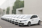 Renault ZOE Elektroautos in der BASF-Flotte