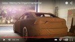 Video: Lexus IS Modell aus Karton