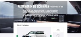 Honda e kann ab sofort gegen 800 Euro erstattbare Gebühr reserviert werden