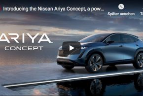 Vorstellung des Elektro-Crossovers Nissan Ariya Concept